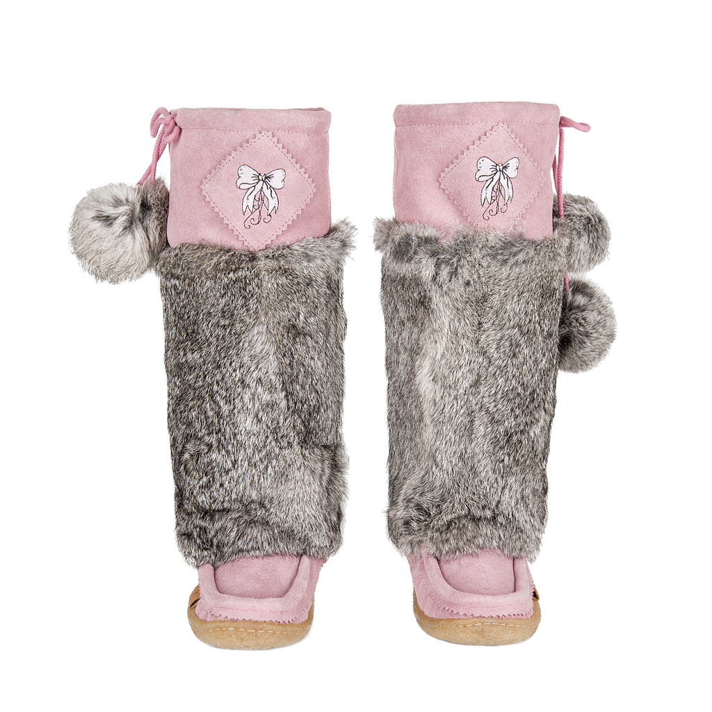 pink mukluk sweater boots